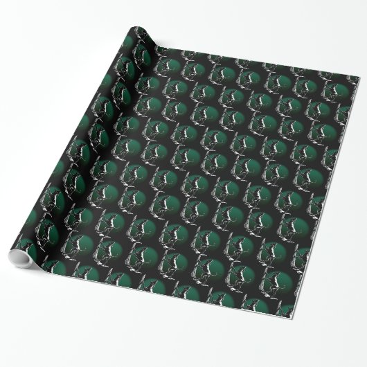 Hond Dog Wrapping Paper Hunting Dog Gift Paper Cadeaupapier (Uitgerold)