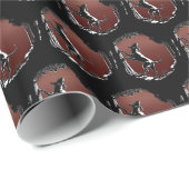 Hond Dog Wrapping Paper Hunting Dog Gift Paper Cadeaupapier (Rol Hoek)