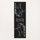Hond Dog Yoga Mats Hunting Coonhound Dog Yoga Mat (Voorkant)