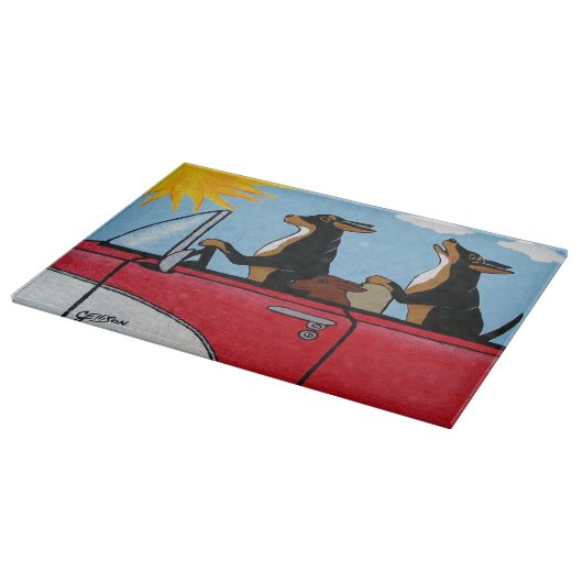 Hond Dogs Cruising Raad Snijplank (Hoek)