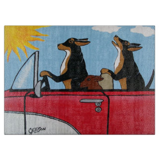 Hond Dogs Cruising Raad Snijplank