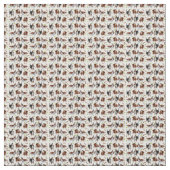 Hond Dogs Fabric Howling Basset Hound Stof (Swatch)