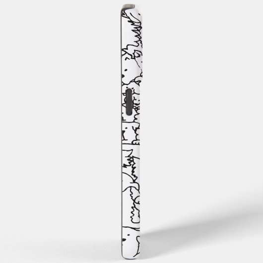 Hond Doodle iPhone hoesje (Achterkant / Rechts)