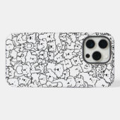 Hond Doodle iPhone hoesje 15 Pro Max Case (Achterkant horizontaal)