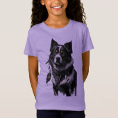 hond, dromenvanger, amulet, talisman, t-shirt (Voorkant)