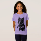 hond, dromenvanger, amulet, talisman, t-shirt (Voorkant volledig)