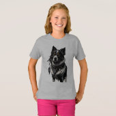 hond, dromenvanger, amulet, talisman, t-shirt (Voorkant volledig)
