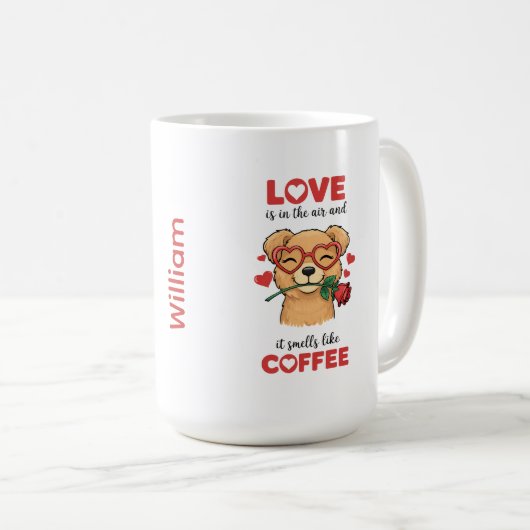 Hond Druk Je Liefde Mok (Voorkant rechts)