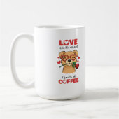 Hond Druk Je Liefde Mok (Links)