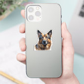 Hond Duitse Herdershond Huisdier Naam Label (Telefoon)