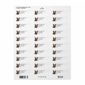 Hond Duitse Herdershond Huisdier Naam Label (Full Sheet)