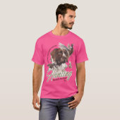 Hond Duitse Kortharige Pointer GSP Jachthonden T-shirt (Voorkant volledig)