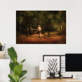 Hond - Een man en zijn beste vriend Poster (Thuiskantoor)