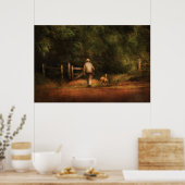 Hond - Een man en zijn beste vriend Poster (Keuken)