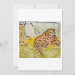 Hond een Paddleboard Wenskaart Kaart