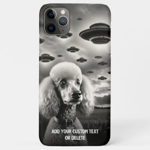 Hond en astronaut houden van UFO thema cadeau Case-Mate iPhone Case