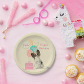 Hond- en ballonnen Bord op jaarbasis voor kinderen (Feest)