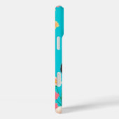 Hond en bloemen Case-Mate iPhone case (Achterkant / Rechts)