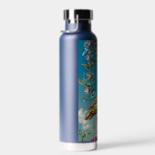 Hond en bloemen waterfles (Rechts)