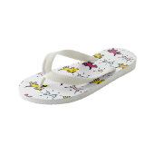 Hond en Bone Graffiti Stijl Kinder Flip Flop 2 (Schuin)