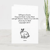 Hond en Boot: Gelukkig Schot Kaart (Achterkant)