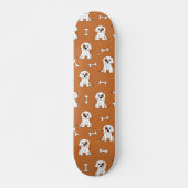 Hond en bot persoonlijk skateboard (Voorkant)