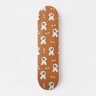 Hond en bot persoonlijk skateboard
