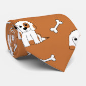 Hond en bot stropdas (Opgerold)