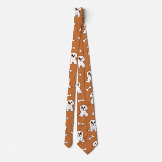 Hond en bot stropdas (Achterkant)