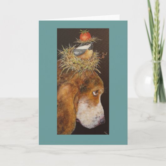 Hond- en cichoreikaart kaart (Voorkant)