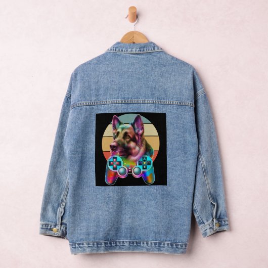  hond- en gamerconsole denim jacket (Hangar)
