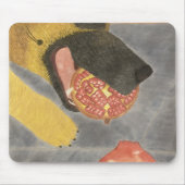 Hond en granaatappel muismat (Voorkant)