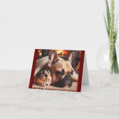 Hond en hamster Valentijn Kaart (Voorkant)