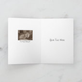 Hond en huisdier sympathie originele gedichtenkaar kaart (Binnen)