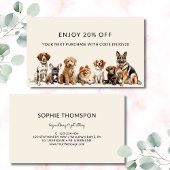 Hond en huisdieren Hond lopen Kortingskaartje