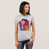 Hond en jongen t-shirt (Voorkant volledig)