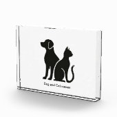 Hond en Kat boho ontwerp Fotoblokken (Rechts)