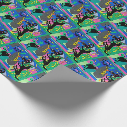 Hond en Kat, Cadeaupapier (Hoek)