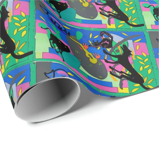 Hond en Kat, Cadeaupapier (Rol Hoek)