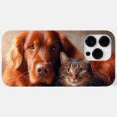 Hond en kat Case-Mate iPhone case (Achterkant (horizontaal))