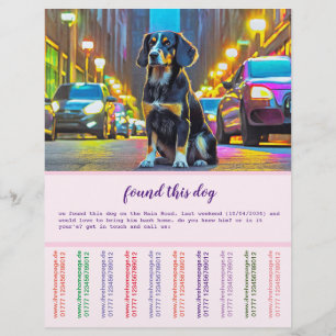 Hond en kat flyer