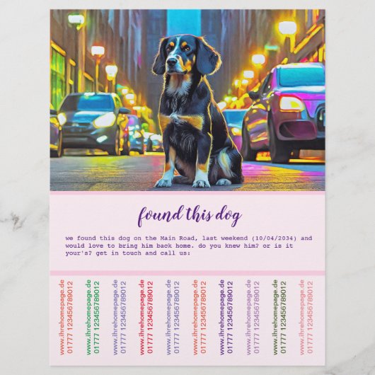Hond en kat flyer (Voorkant)