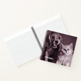 Hond en Kat, Gepersonaliseerd Opzoeken Notitieboek