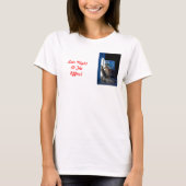 Hond en Kat Huis Alleen Op zoek in Koelkast T-shirt (Voorkant)