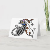 Hond en kat kaart (Voorkant)