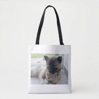 Hond En Kat Liefde  Tote Bag