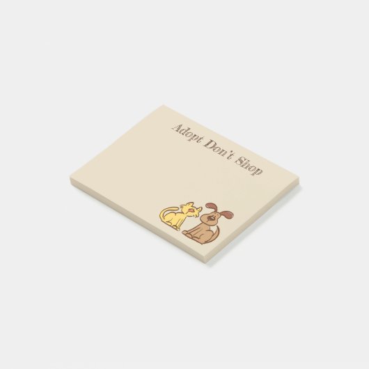 Hond en Kat Post-It Notities Post-it® Notes (Schuin)