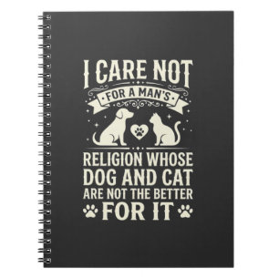 Hond en Kat Religie Citaten Notitieboek