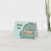 Hond en Kat Schattige Huisdieren Dank u Kaart (Voorkant)