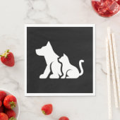 Hond en kat servet (Insitu)